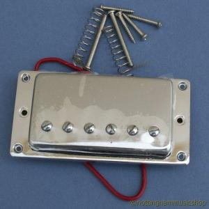 ELECTRIC GUITAR HUMBUCKER PICKUP WITH CHROME SURROUND